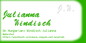julianna windisch business card